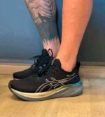 Asics Gel-Nimbus 26 Platinum Black Champagne 1150 First Copy - Image 2