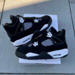Nike Air Jordan 4 white thunder first copy - Image 2