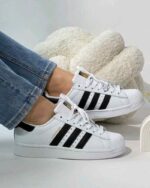 Adidas Superstar White Black – Premium First Copy - Image 4