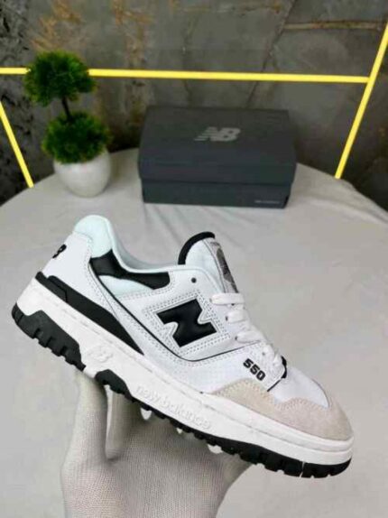New Balance 550 Sea Salt Black First Copy