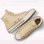 Converse Chuck 70 Leather & Fur Sherpa Miso Glaze – Premium First Copy Sneakers - Image 4