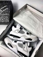 Nike Jordan Retro 4 – Premium First Copy (Black Semi) - Image 4