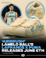 Puma LaMelo Ball LaFrancé Airbrush – Premium First Copy Sneakers - Image 2