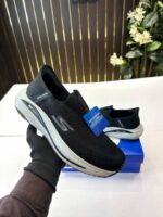 Skechers Slip-ins Max Cushion Black White – Premium First Copy