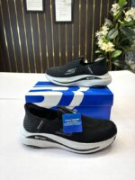 Skechers Slip-ins Max Cushion Black White – Premium First Copy Walking Shoes - Image 2