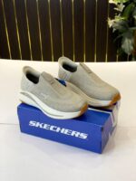 Skechers Slip-ins Max Cushion Grey Silver – Premium First Copy