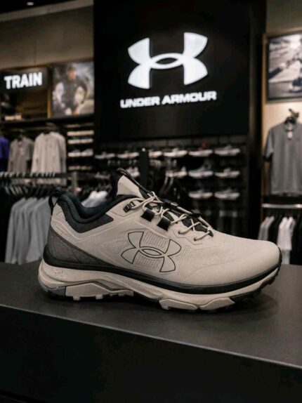 Under Armour Charged Bandit Trail 2 Beige & Black – Premium First Copy