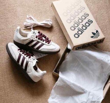 adidas samba wonder white maroon OG Box