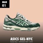 ASICS Gel-NYC Formal Garden Smoke Grey – First Copy