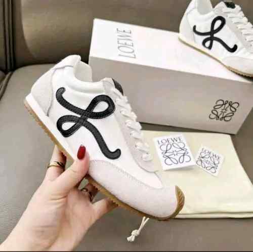 6a9a55babb7cc.jpeg Loewe Ballet Runner 2.0 Sneaker White Black – First Copy - Image 1